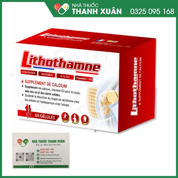 Lithothamne - Viên uống Canxi hữu cơ từ tảo biển